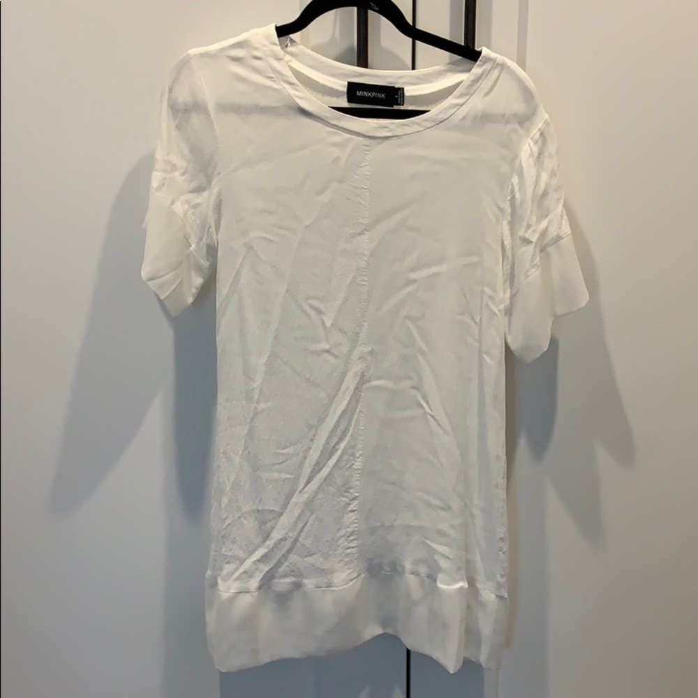Minkpink light cream tunic/dress